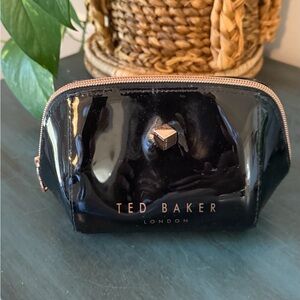 TED BAKER cosmetic small bag for travel items. Missing bow on front